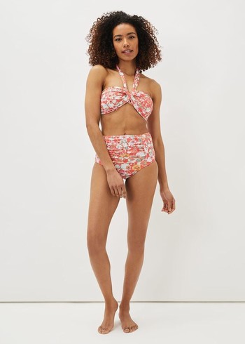 Phase Eight Jasmin Floral Swimwear Red USA | 6349801-UY